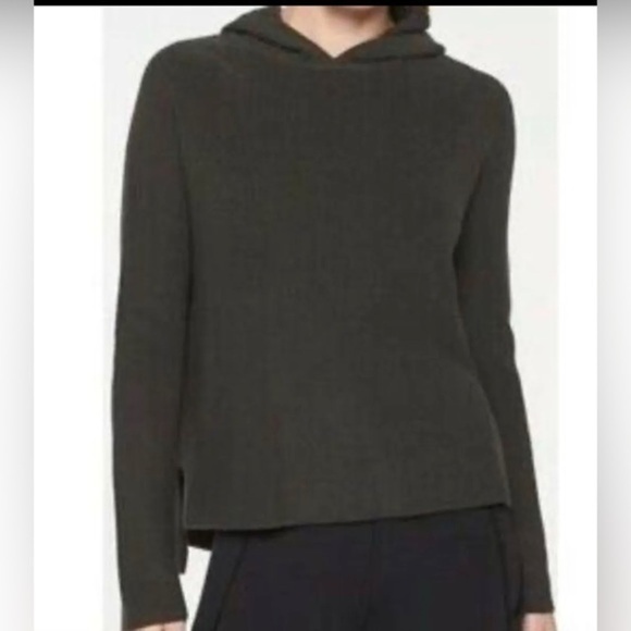 Athleta Sweaters - Athleta Rest Day ribbed hooded sweater